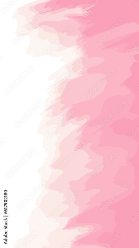 Abstract pink vector illustration with gradient shades from pink to