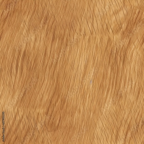 A seamless pattern featuring oak wood texture, showcasing the rich and distinctive grain of this timeless material. Generative AI