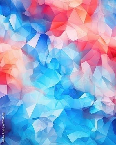The wallpaper has a colorful abstract design. (Illustration, Generative AI)