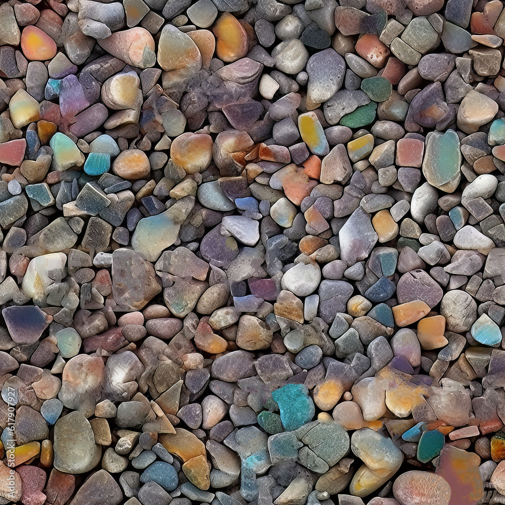 Colourful Stones and Pebble Background Colourful Stones and Pebble Background