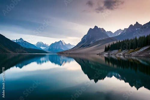 lake in mountains © Muhammad