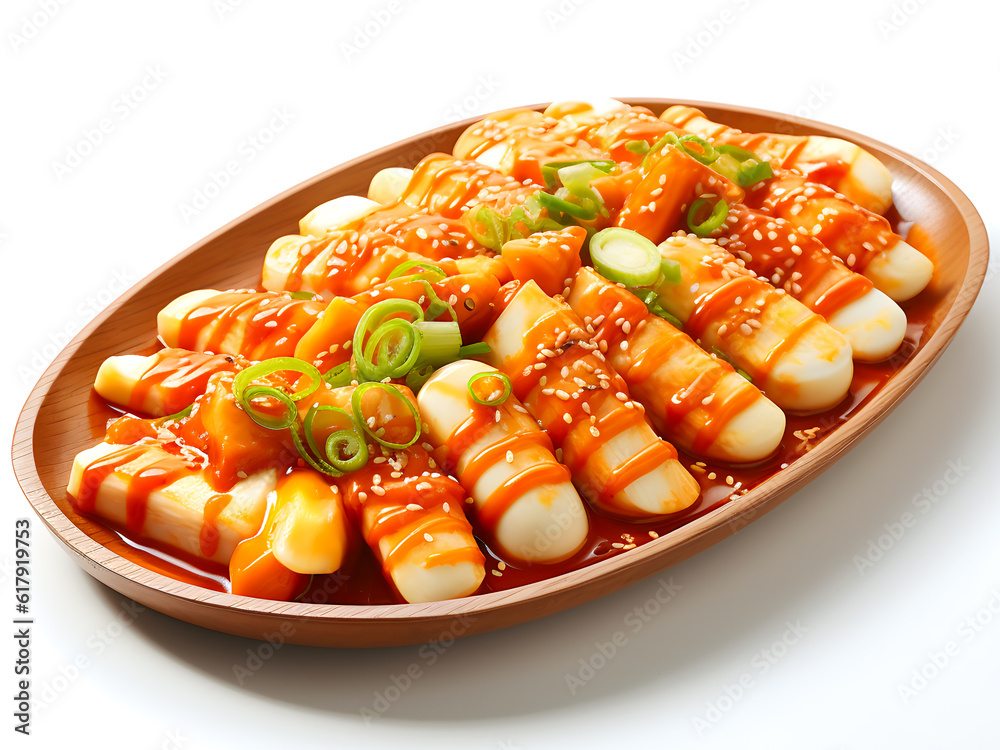 Tteokbokki (Spicy Rice Cakes), Popular korean street food spicy rice