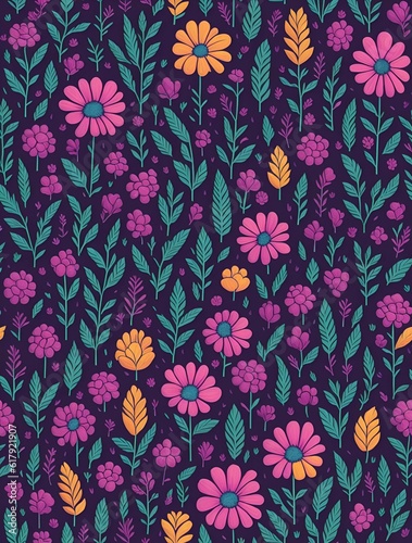 seamless floral background