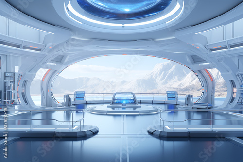 space interior mock up, in the style of uhd image, magewave, global imagery. Generative AI © Kordiush