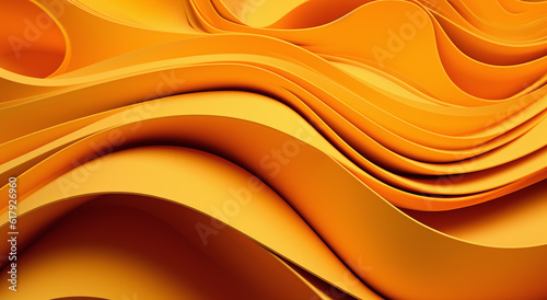 the yellow background shows a fold pattern, in the style of precisionism influence, spirals and curves. Generative AI