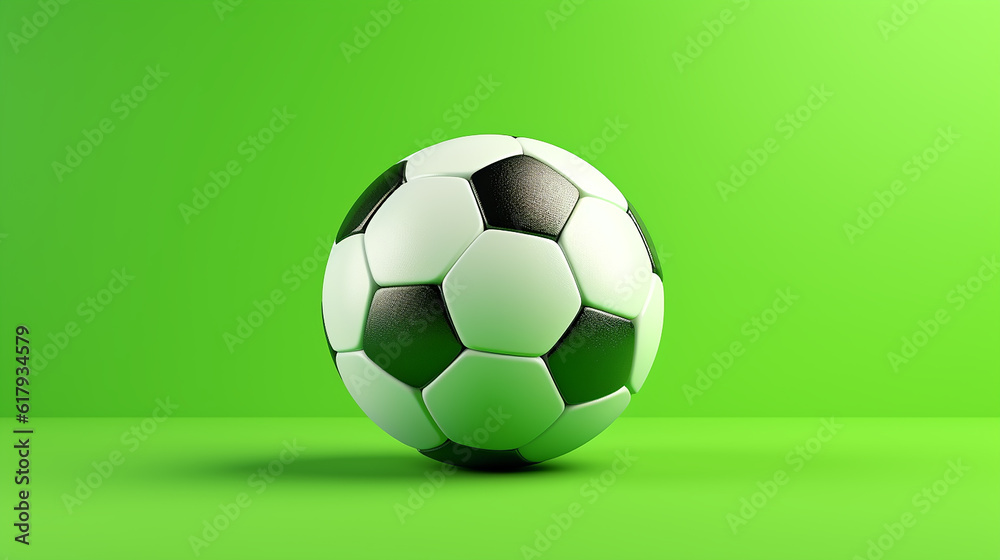 bola de futebol em fundo verde bola de futebol em fundo verde