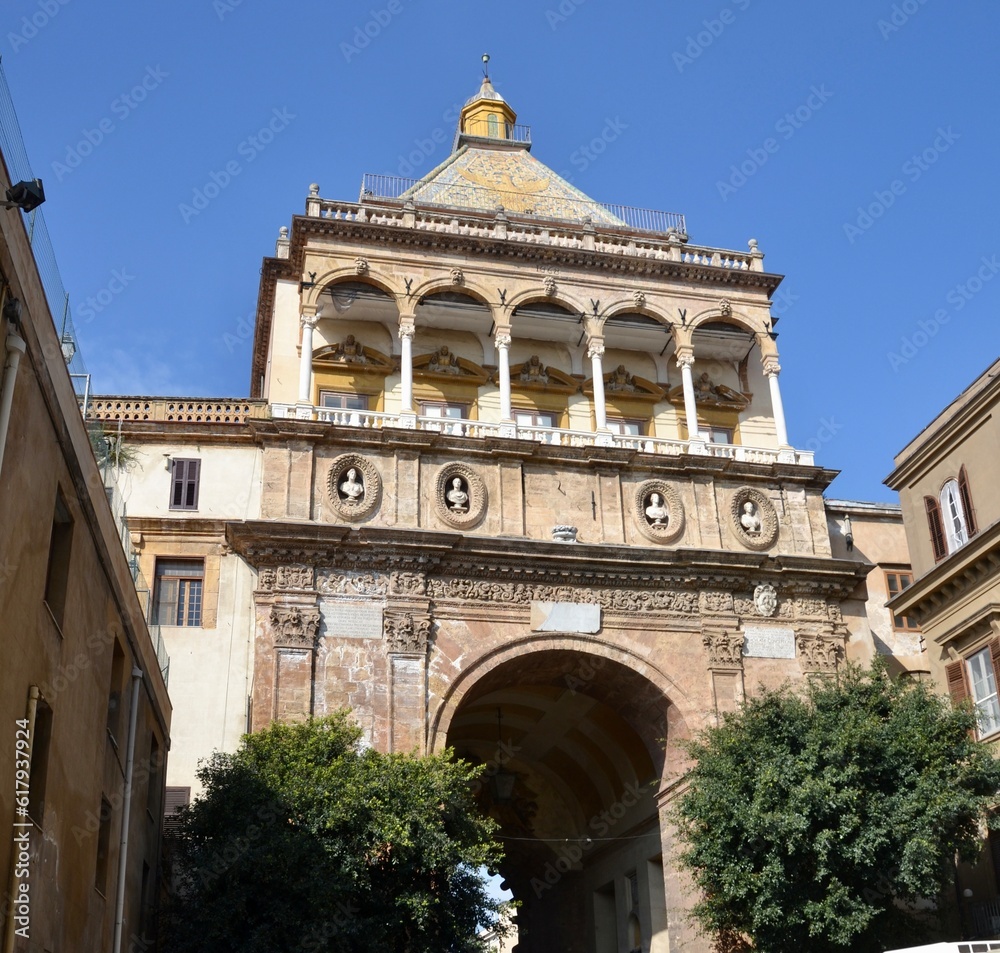 Porta Nuova,  Palermo, Italy
This triumphal 16th-century arched gateway leads to the oldest street in Palermo.