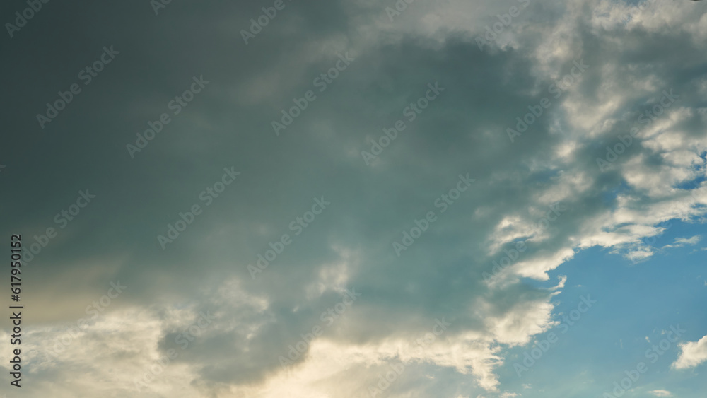 A terrible black cloud hangs in the sky before the rain. Bad weather. Hurricane and thunder over the city. Climate change and natural disasters. Bad mood and despondency. A terrible black cloud hangs in the sky before the rain. Bad weather. Hurricane and thunder over the city. Climate change and natural disasters. Bad mood and despondency.