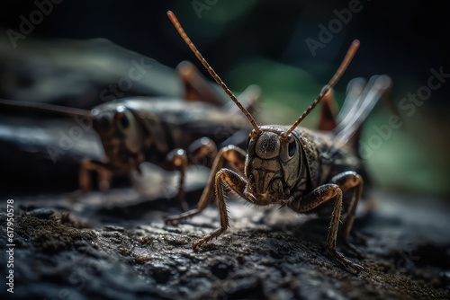 Macro Shot of Crickets © Soroosh