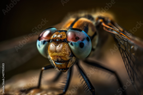 Macro shot of Dragonfly © Soroosh