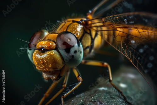 Macro shot of Dragonfly © Soroosh