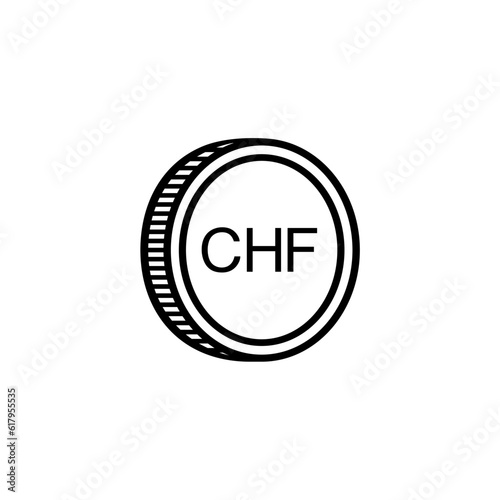 Liechtenstein Currency Symbol, Liechtenstein Franc Icon, CHF Sign. Vector Illustration