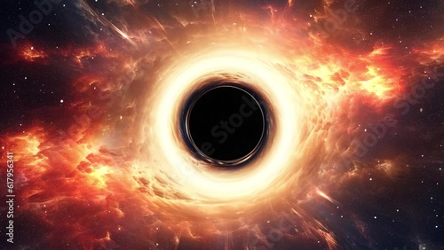A large black hole at the center of the galaxy.