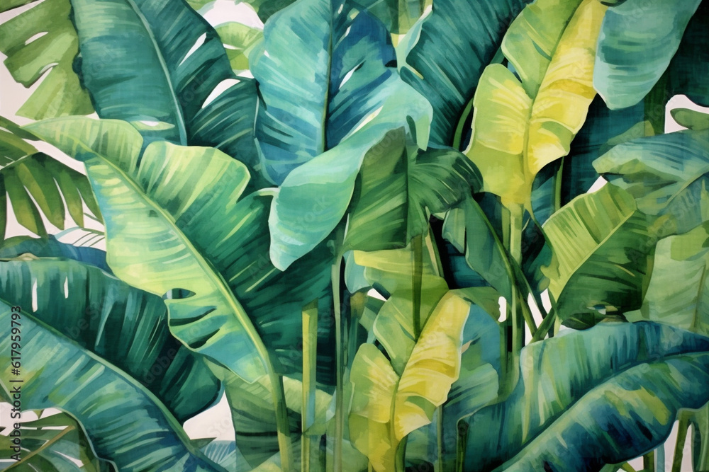 design pattern palm seamless trendy background summer fashion leaf jungle tropical. Generative AI. design pattern palm seamless trendy background summer fashion leaf jungle tropical. Generative AI.