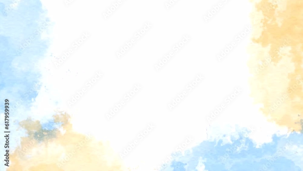 Hand painted watercolor background. Video animation HD Hand painted watercolor background. Video animation HD