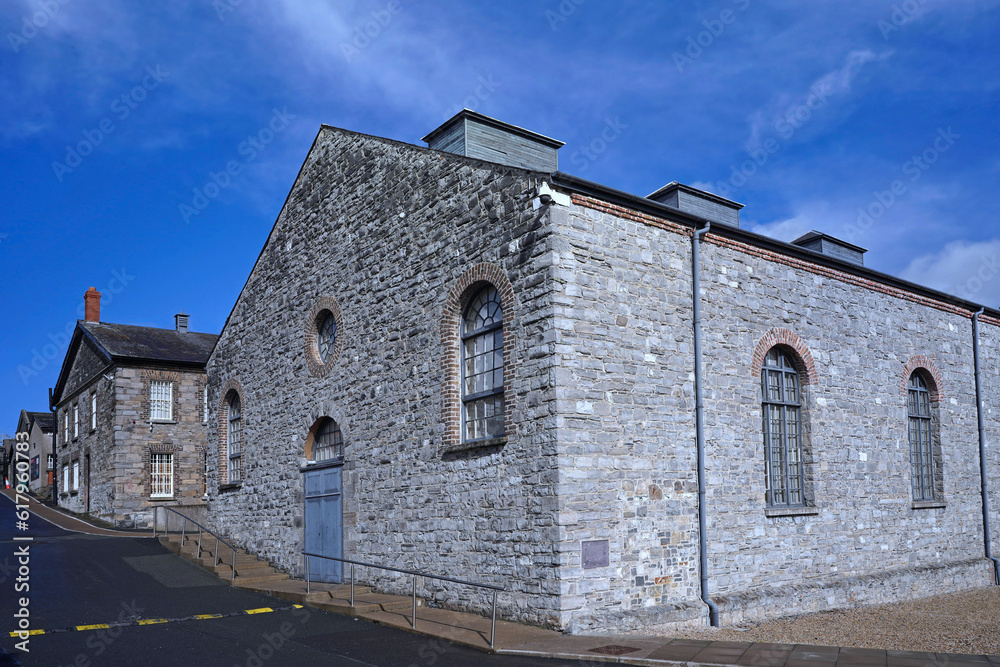 Old stone army barracks built in 1700s