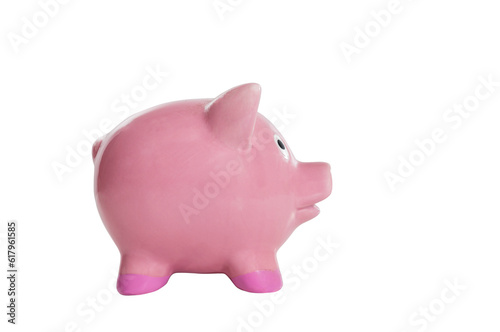 Vintage piggy bank profile ...