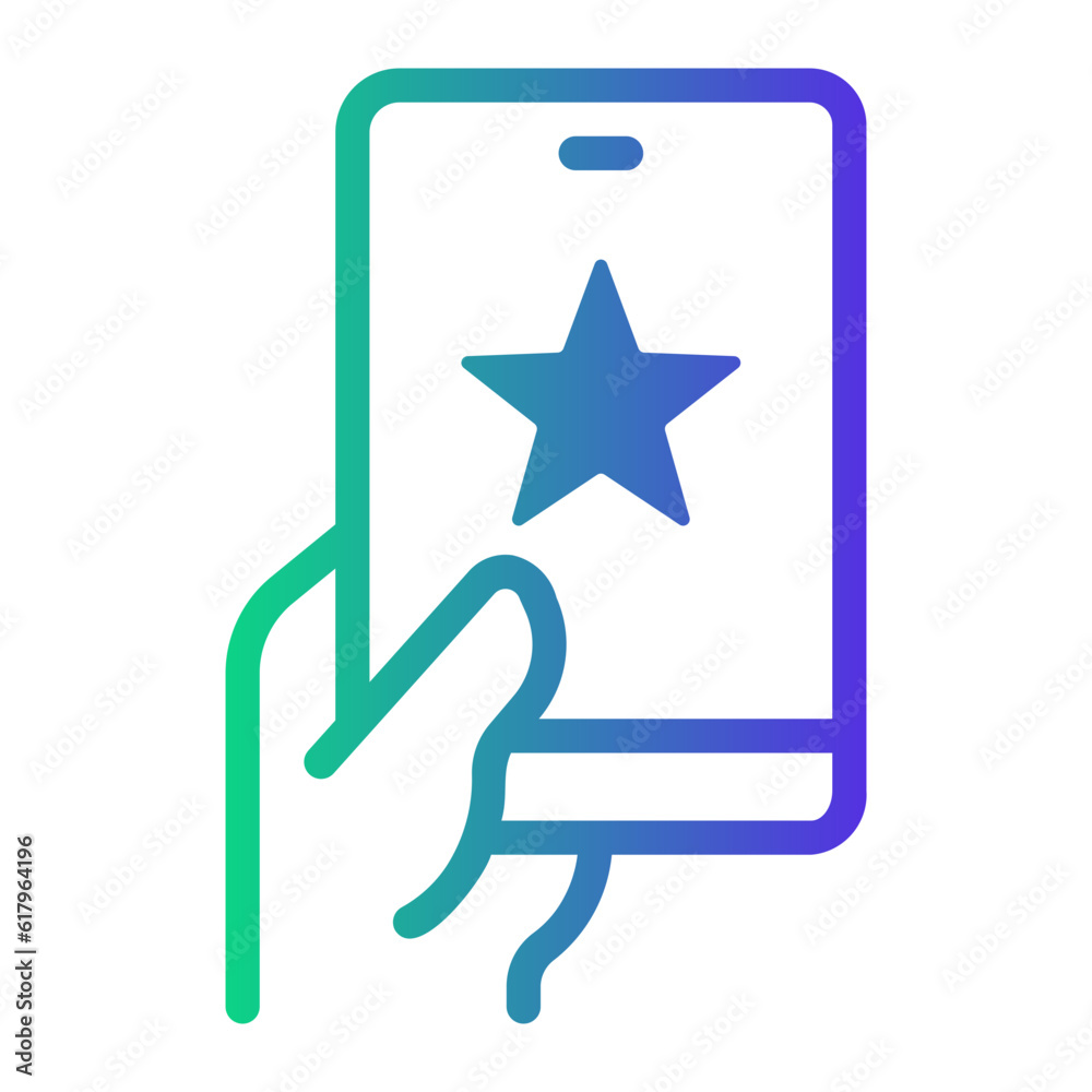 Fototapeta premium review icon