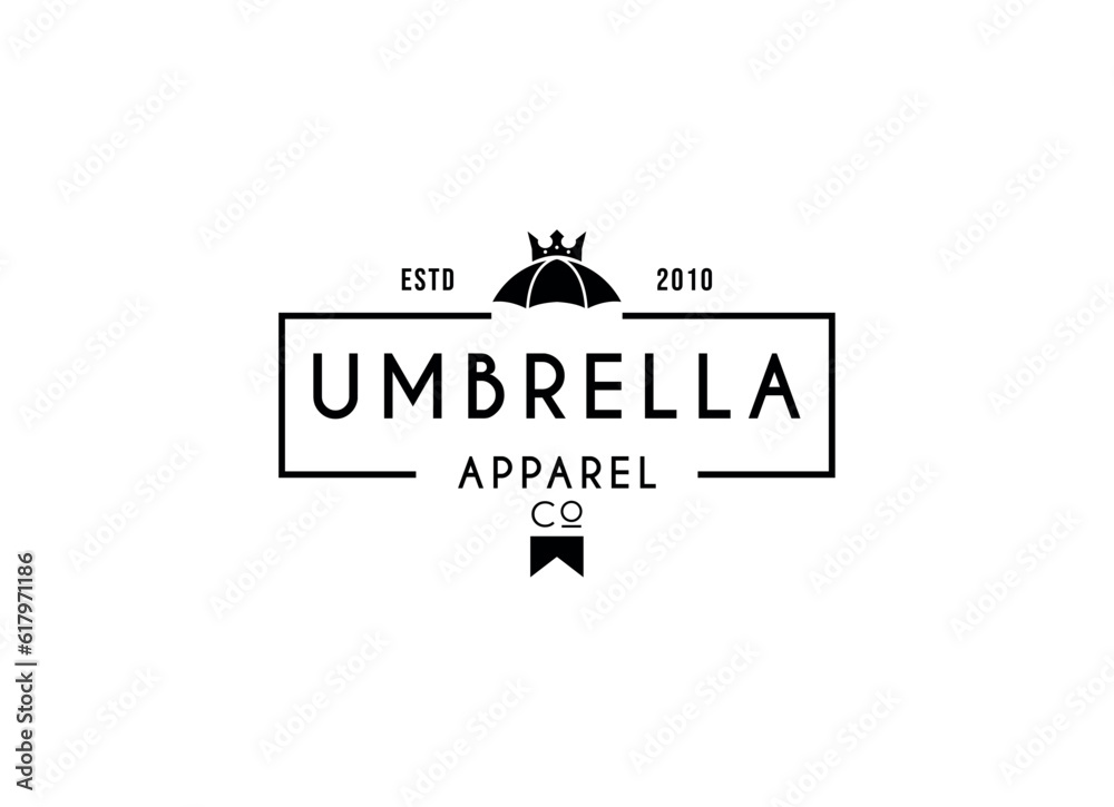 Modern apparel cloth logo design. 