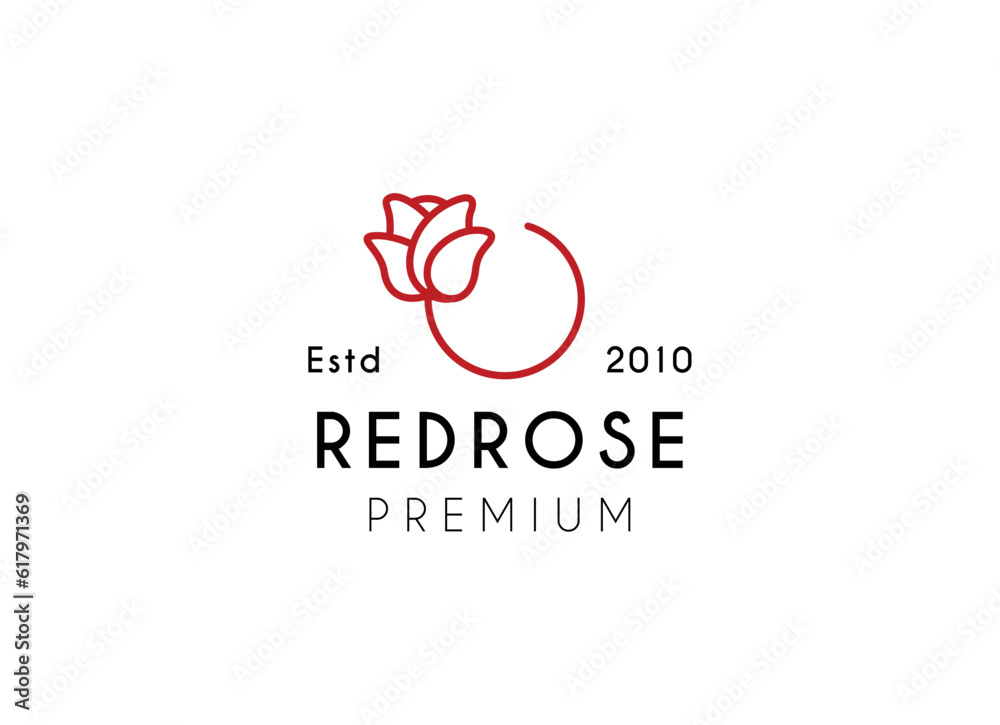 Rose Flower Logo Design Vector Rose Flower Logo Design Vector