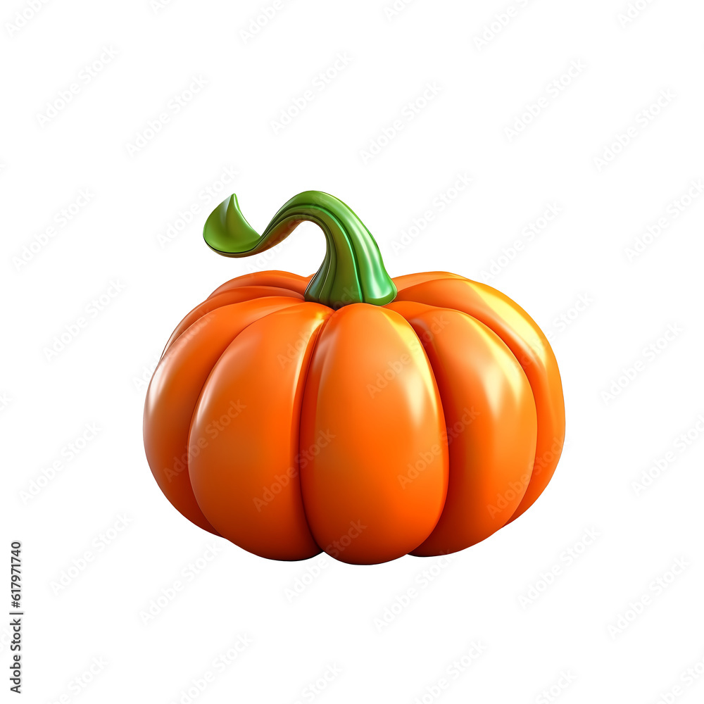 3d pumpkin isolated on transparent background. PNG 3d pumpkin isolated on transparent background. PNG
