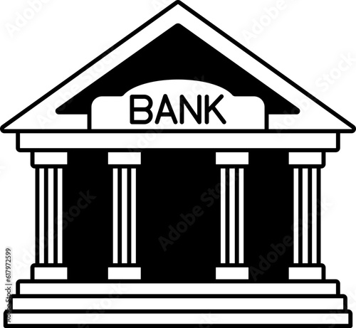 Bank investment saving banker building finance Business trade Semi-Solid Transparent