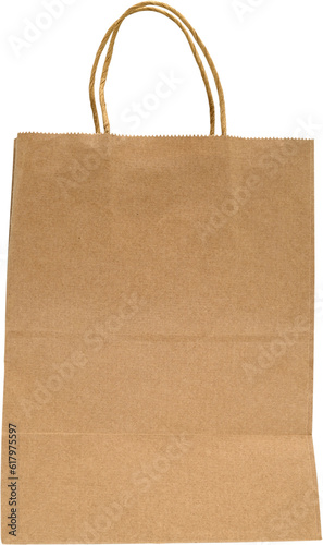 Isolated paper bags