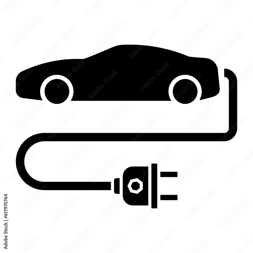 electric car icon electric car icon