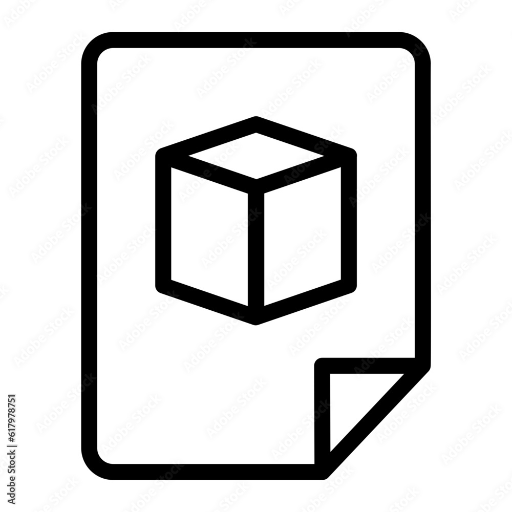 3d file icon 3d file icon