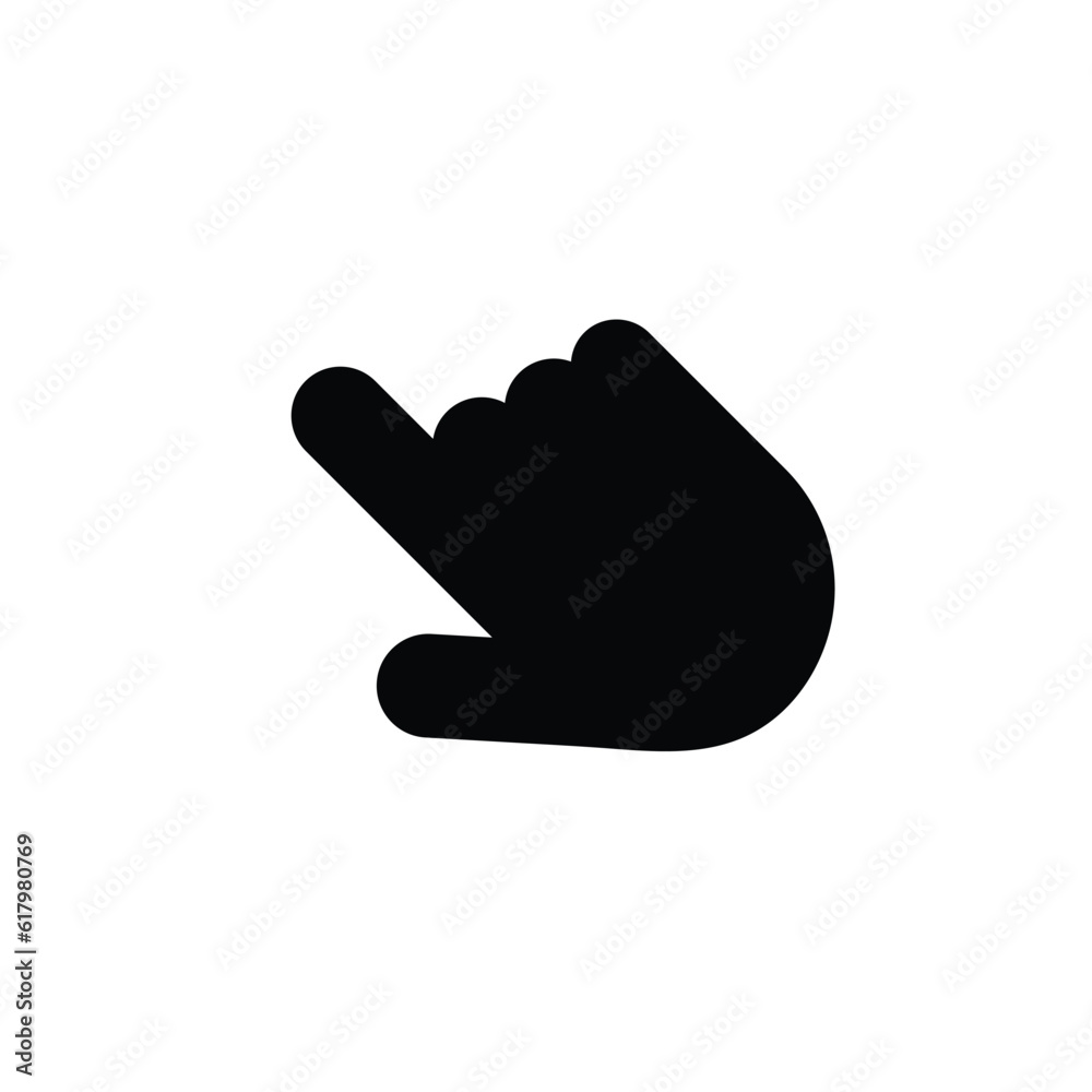 Click vector flat icon Click vector flat icon