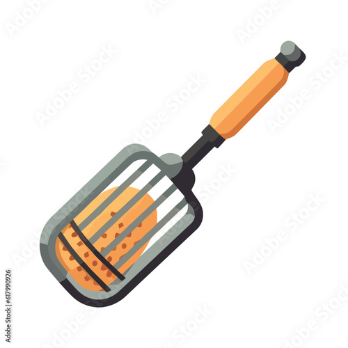Kitchen utensils spatula with potato chip