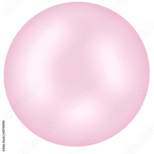 pink ball isolated