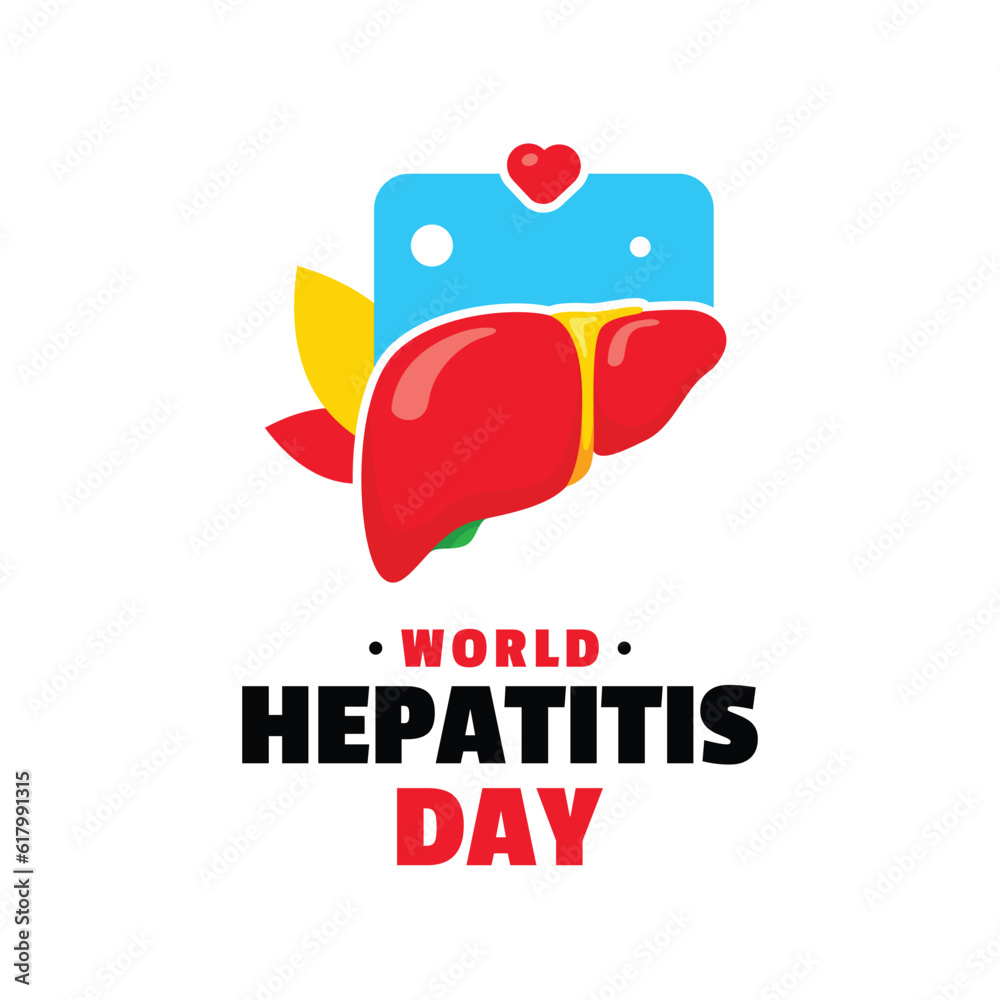 Hepatitis Day Flat Illustration event