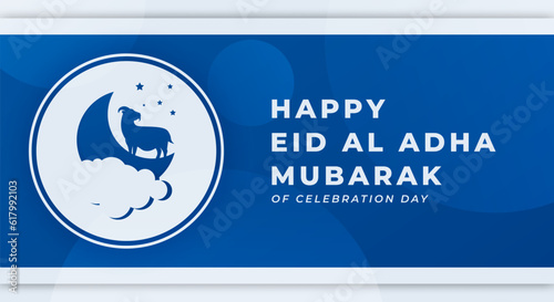 Eid Al Adha Mubarak Celebration Vector Design Illustration for Background, Poster, Banner, Advertising, Greeting Card