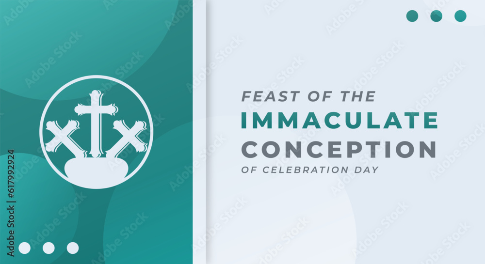Immaculate Conception Day Celebration Vector Design Illustration for Background, Poster, Banner, Advertising, Greeting Card