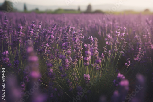 lavender in the field