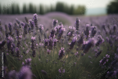 lavender in the field