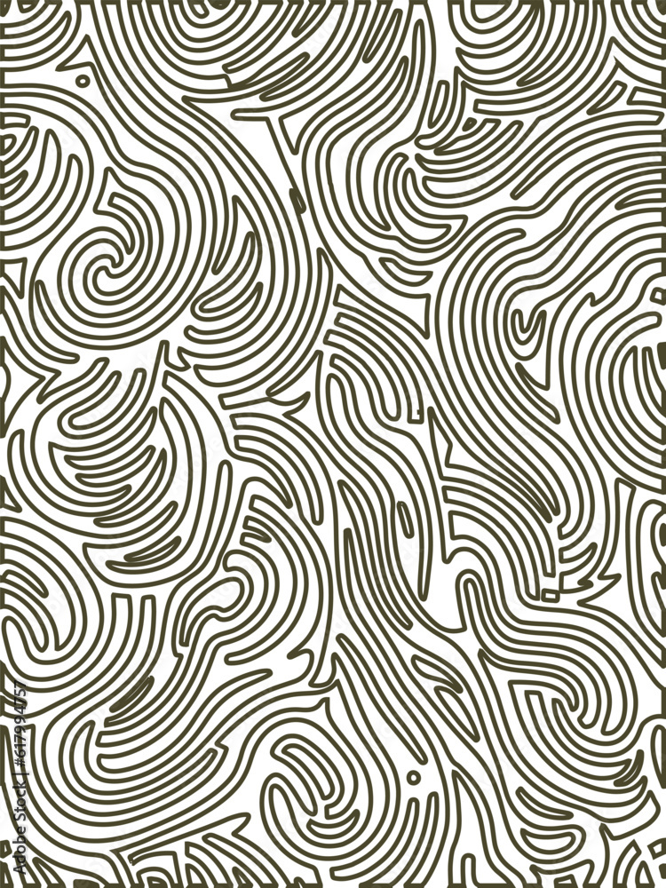 Abstract Seamless Zebra Wavy Lines Pattern Background Abstract Seamless Zebra Wavy Lines Pattern Background