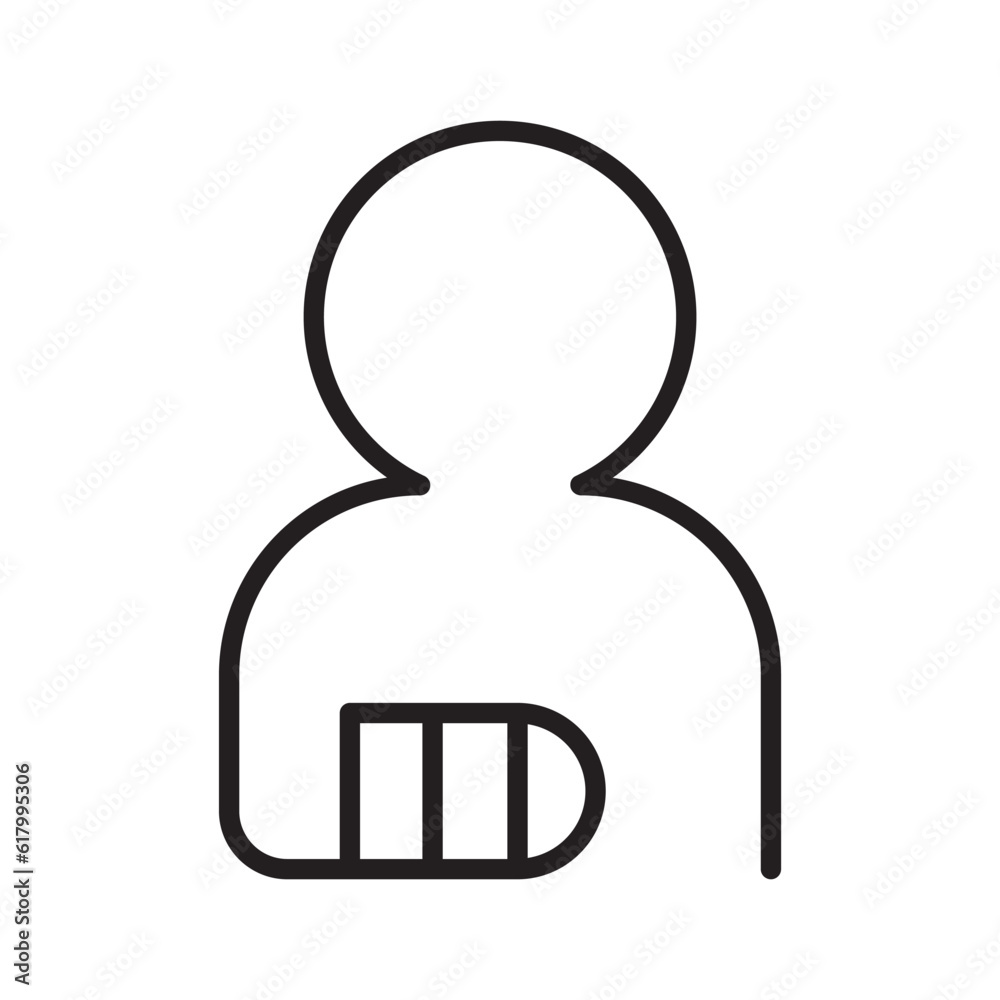 Arm injury icon Arm injury icon