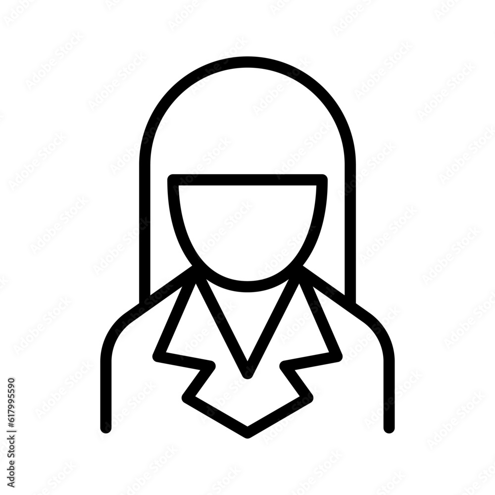 Business woman icon
