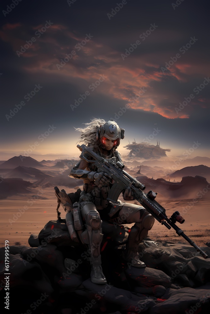 sniper unit deployed on exoplanet sniper unit deployed on exoplanet