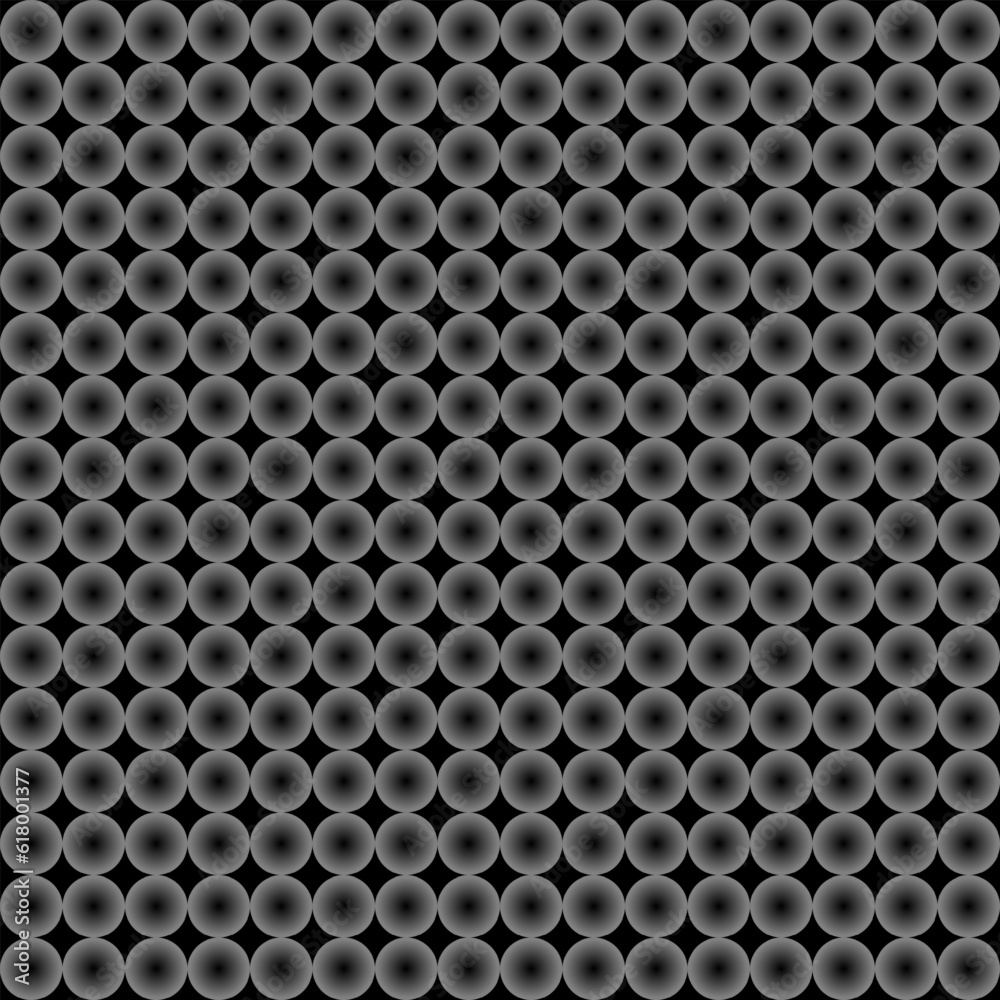 Black and gray bubble abstract background.