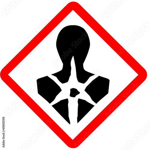 Vector illustration GHS hazard pictogram