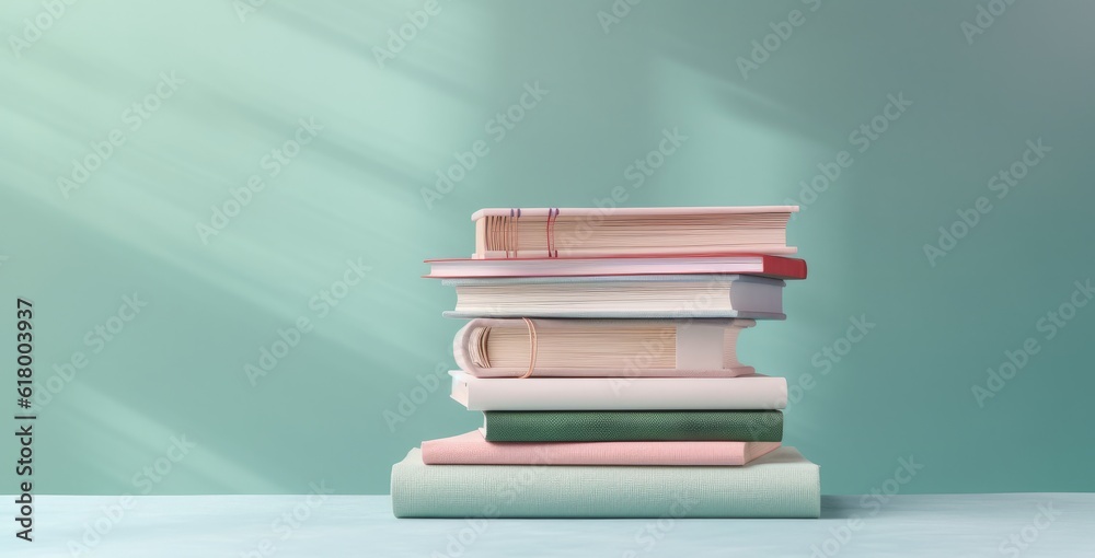 Stack of books. Back to school and education concept. Stack of books. Back to school and education concept.