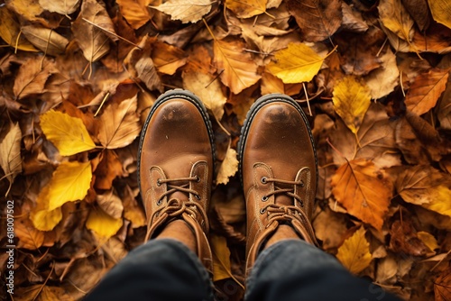 Boots in Autumn Leaves © Christian