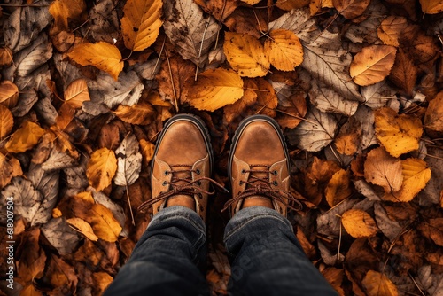 Boots in Autumn Leaves © Christian