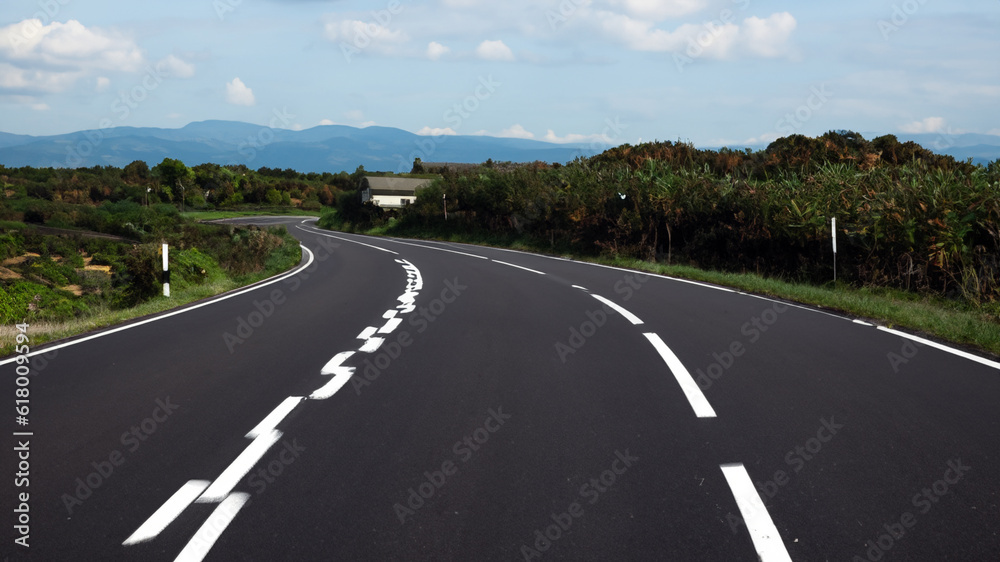 highway in the mountains