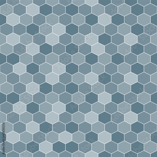 Grey honeycomb pattern. Honeycomb vector pattern. Honeycomb pattern. Seamless geometric pattern for floor, wrapping paper, backdrop, background, gift card, decorating.
