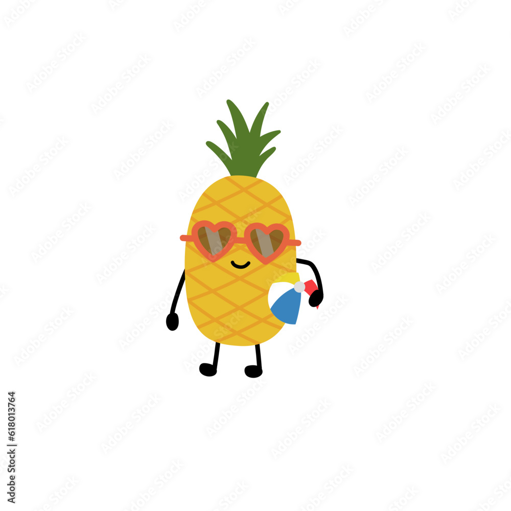 Obraz premium Summer Pineapple