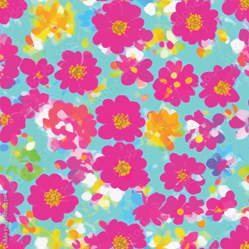 abstract flower pattern design for element illustration
